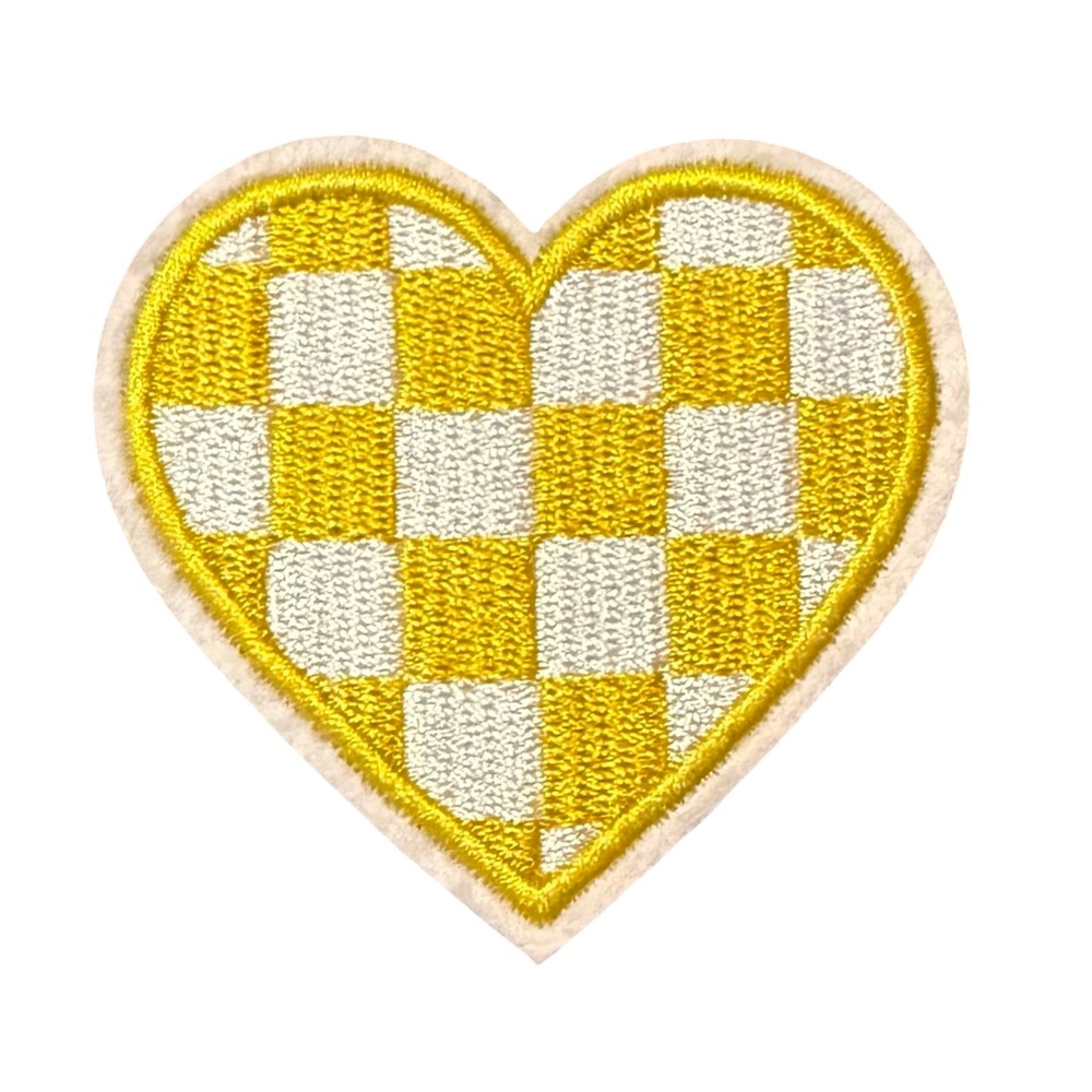 Iron On Patch Lot Racing Checker Hearts Star Coquette Y2K Crafts - Picture 5 of 9